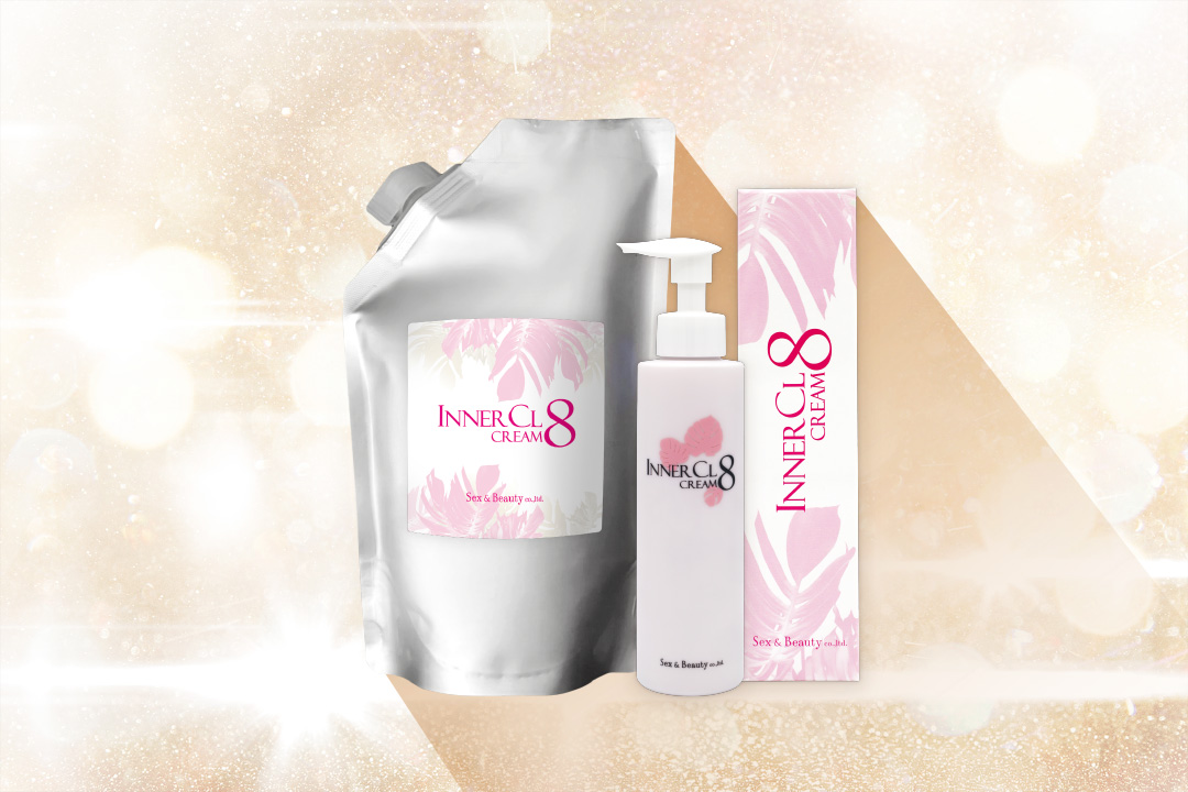 Sex & Beauty 株式会社 - 結果にこだわったクリームと手技 - INNER CL8 CREAM / 1・8 Method / 頭部・整顔セラピー